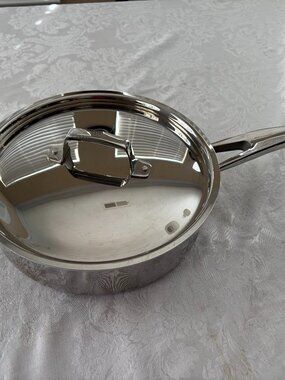 Zwilling J.A. Henckel 4 Quart Truclad Stainless Steel W Lid Hand Grip Pan 12"